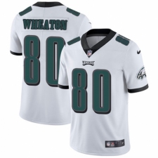 Men's Nike Philadelphia Eagles #80 Markus Wheaton White Vapor Untouchable Limited Player NFL Jersey