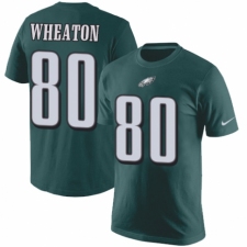 Nike Philadelphia Eagles #80 Markus Wheaton Green Rush Pride Name & Number T-Shirt