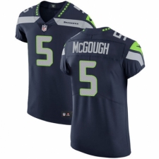 Men's Nike Seattle Seahawks #5 Alex McGough Navy Blue Team Color Vapor Untouchable Elite Player NFL Jersey