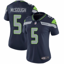 Women's Nike Seattle Seahawks #5 Alex McGough Navy Blue Team Color Vapor Untouchable Limited Player NFL Jersey