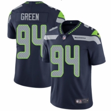 Men's Nike Seattle Seahawks #94 Rasheem Green Navy Blue Team Color Vapor Untouchable Limited Player NFL Jersey