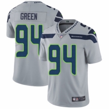 Youth Nike Seattle Seahawks #94 Rasheem Green Grey Alternate Vapor Untouchable Limited Player NFL Jersey