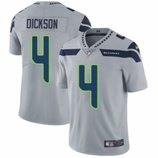 Youth Nike Seattle Seahawks #4 Michael Dickson Grey Alternate Vapor Untouchable Limited Player NFL Jersey