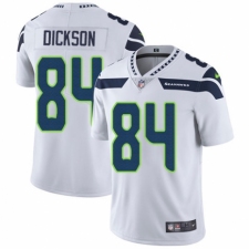 Men's Nike Seattle Seahawks #84 Ed Dickson White Vapor Untouchable Limited Player NFL Jersey