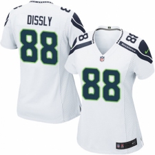 Women's Nike Seattle Seahawks #88 Will Dissly Game White NFL Jersey