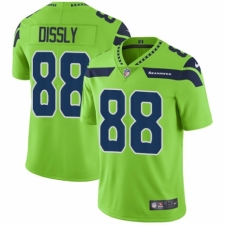 Youth Nike Seattle Seahawks #88 Will Dissly Limited Green Rush Vapor Untouchable NFL Jersey