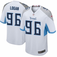 Men's Nike Tennessee Titans #96 Bennie Logan Game White NFL Jersey