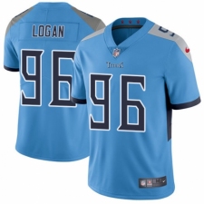 Men's Nike Tennessee Titans #96 Bennie Logan Light Blue Alternate Vapor Untouchable Limited Player NFL Jersey