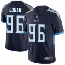 Men's Nike Tennessee Titans #96 Bennie Logan Navy Blue Team Color Vapor Untouchable Limited Player NFL Jersey