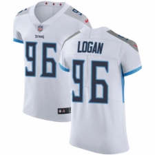 Men's Nike Tennessee Titans #96 Bennie Logan White Vapor Untouchable Elite Player NFL Jersey