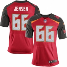 Men's Nike Tampa Bay Buccaneers #66 Ryan Jensen Elite Red Team Color NFL Jersey