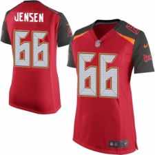 Women's Nike Tampa Bay Buccaneers #66 Ryan Jensen Game Red Team Color NFL Jersey