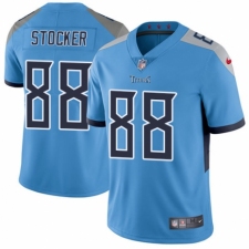 Men's Nike Tennessee Titans #88 Luke Stocker Light Blue Alternate Vapor Untouchable Limited Player NFL Jersey