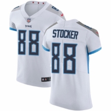 Men's Nike Tennessee Titans #88 Luke Stocker White Vapor Untouchable Elite Player NFL Jersey