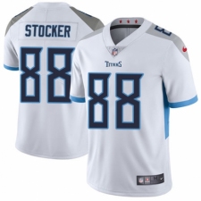 Men's Nike Tennessee Titans #88 Luke Stocker White Vapor Untouchable Limited Player NFL Jersey