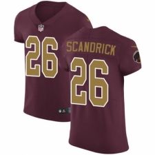 Men's Nike Washington Redskins #26 Orlando Scandrick Burgundy Red Alternate Vapor Untouchable Elite Player NFL Jersey