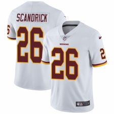 Men's Nike Washington Redskins #26 Orlando Scandrick White Vapor Untouchable Limited Player NFL Jersey