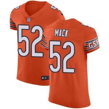 Men's Nike Chicago Bears #52 Khalil Mack Orange Alternate Vapor Untouchable Elite Player NFL Jersey