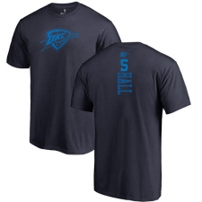 NBA Nike Oklahoma City Thunder #5 Devon Hall Navy Blue One Color Backer T-Shirt