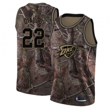 Men's Nike Oklahoma City Thunder #22 Hamidou Diallo Swingman Camo Realtree Collection NBA Jersey