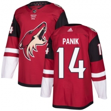 Men's Adidas Arizona Coyotes #14 Richard Panik Authentic Burgundy Red Home NHL Jersey