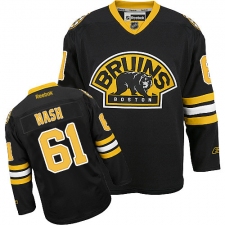 Men's Reebok Boston Bruins #61 Rick Nash Authentic Black Third NHL Jersey