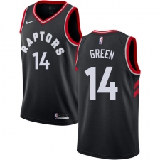 Men's Nike Toronto Raptors #14 Danny Green Swingman Black NBA Jersey Statement Edition