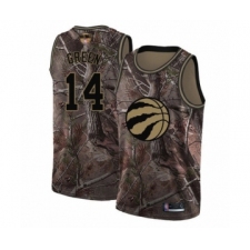 Youth Toronto Raptors #14 Danny Green Swingman Camo Realtree Collection 2019 Basketball Finals Bound Jersey