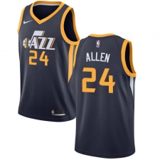 Men's Nike Utah Jazz #24 Grayson Allen Swingman Navy Blue NBA Jersey - Icon Edition