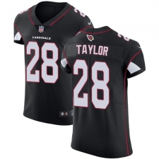 Men's Nike Arizona Cardinals #28 Jamar Taylor Black Alternate Vapor Untouchable Elite Player NFL Jersey