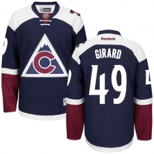 Men's Reebok Colorado Avalanche #49 Samuel Girard Authentic Blue Third NHL Jersey