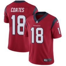 Men's Nike Houston Texans #18 Sammie Coates Red Alternate Vapor Untouchable Limited Player NFL Jersey