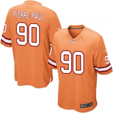 Men's Nike Tampa Bay Buccaneers #90 Jason Pierre-Paul Game Orange Glaze Alternate NFL Jersey
