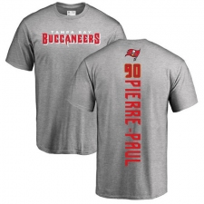 NFL Nike Tampa Bay Buccaneers #90 Jason Pierre-Paul Ash Backer T-Shirt