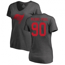 NFL Women's Nike Tampa Bay Buccaneers #90 Jason Pierre-Paul Ash One Color T-Shirt