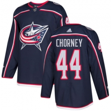 Youth Adidas Columbus Blue Jackets #44 Taylor Chorney Authentic Navy Blue Home NHL Jersey