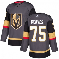 Youth Adidas Vegas Golden Knights #75 Ryan Reaves Authentic Gray Home NHL Jersey