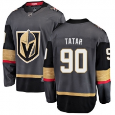 Men's Vegas Golden Knights #90 Tomas Tatar Authentic Black Home Fanatics Branded Breakaway NHL Jersey