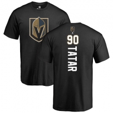 NHL Adidas Vegas Golden Knights #90 Tomas Tatar Black Backer T-Shirt