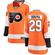 Women's Philadelphia Flyers #29 Johnny Oduya Fanatics Branded Orange Home Breakaway NHL Jersey