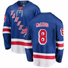 Youth New York Rangers #8 Cody McLeod Fanatics Branded Royal Blue Home Breakaway NHL Jersey