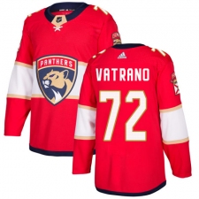 Men's Adidas Florida Panthers #72 Frank Vatrano Authentic Red Home NHL Jersey