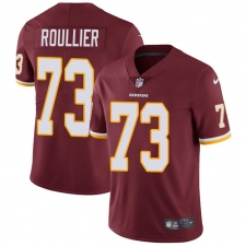 Youth Nike Washington Redskins #73 Chase Roullier Burgundy Red Team Color Vapor Untouchable Limited Player NFL Jersey
