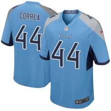 Men Nike Tennessee Titans #44 Kamalei Correa Game Light Blue Alternate NFL Jersey