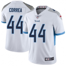 Men Nike Tennessee Titans #44 Kamalei Correa White Vapor Untouchable Limited Player NFL Jersey