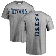 NFL Nike Tennessee Titans #44 Kamalei Correa Ash Backer T-Shirt