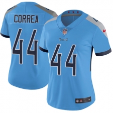 Women Nike Tennessee Titans #44 Kamalei Correa Light Blue Alternate Vapor Untouchable Limited Player NFL Jersey