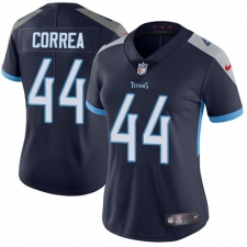 Women Nike Tennessee Titans #44 Kamalei Correa Navy Blue Team Color Vapor Untouchable Limited Player NFL Jersey