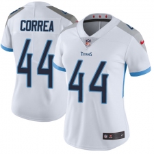Women Nike Tennessee Titans #44 Kamalei Correa White Vapor Untouchable Elite Player NFL Jersey