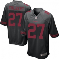 Men's Nike San Francisco 49ers #27 Adrian Colbert Game Black NFL Jersey